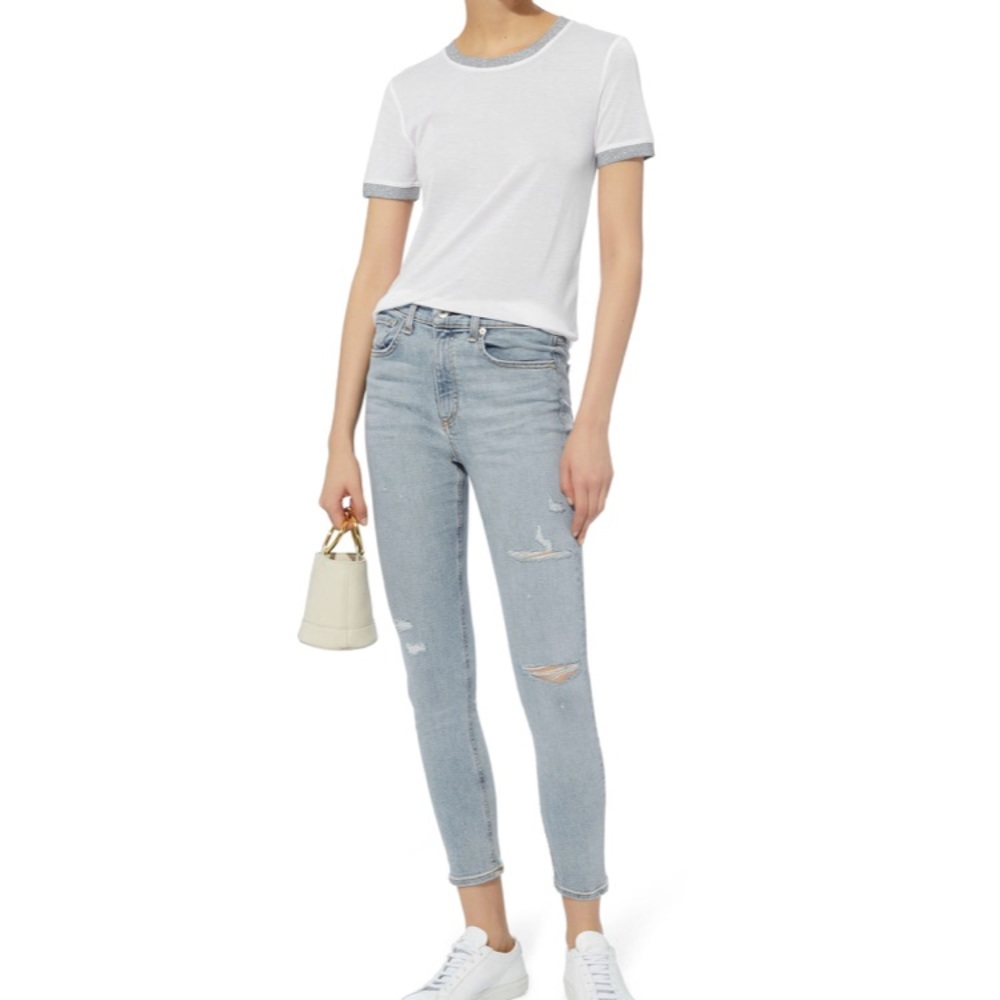 RAG & BONE/JEAN High-Rise Ankle Skinny Jeans